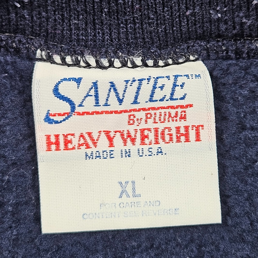 Vintage Ireland Sweatshirt Mens XL Blue Crewneck Embroidered USA St. Patrick's - Picture 4 of 7